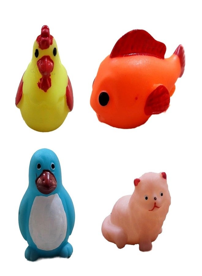 Globular 12 Piece Colorful Floating Animal Baby Creative Bath Toys for Kids Chu Chu Toys Swimming Water Toys Best Gift for Infant Little New Born Baby Toy Kids Squeeze Bath Toys for Babies Toddlers - Image 5
